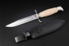 Нож Финка НКВД Х12мф эластрон бежевый Андреев
