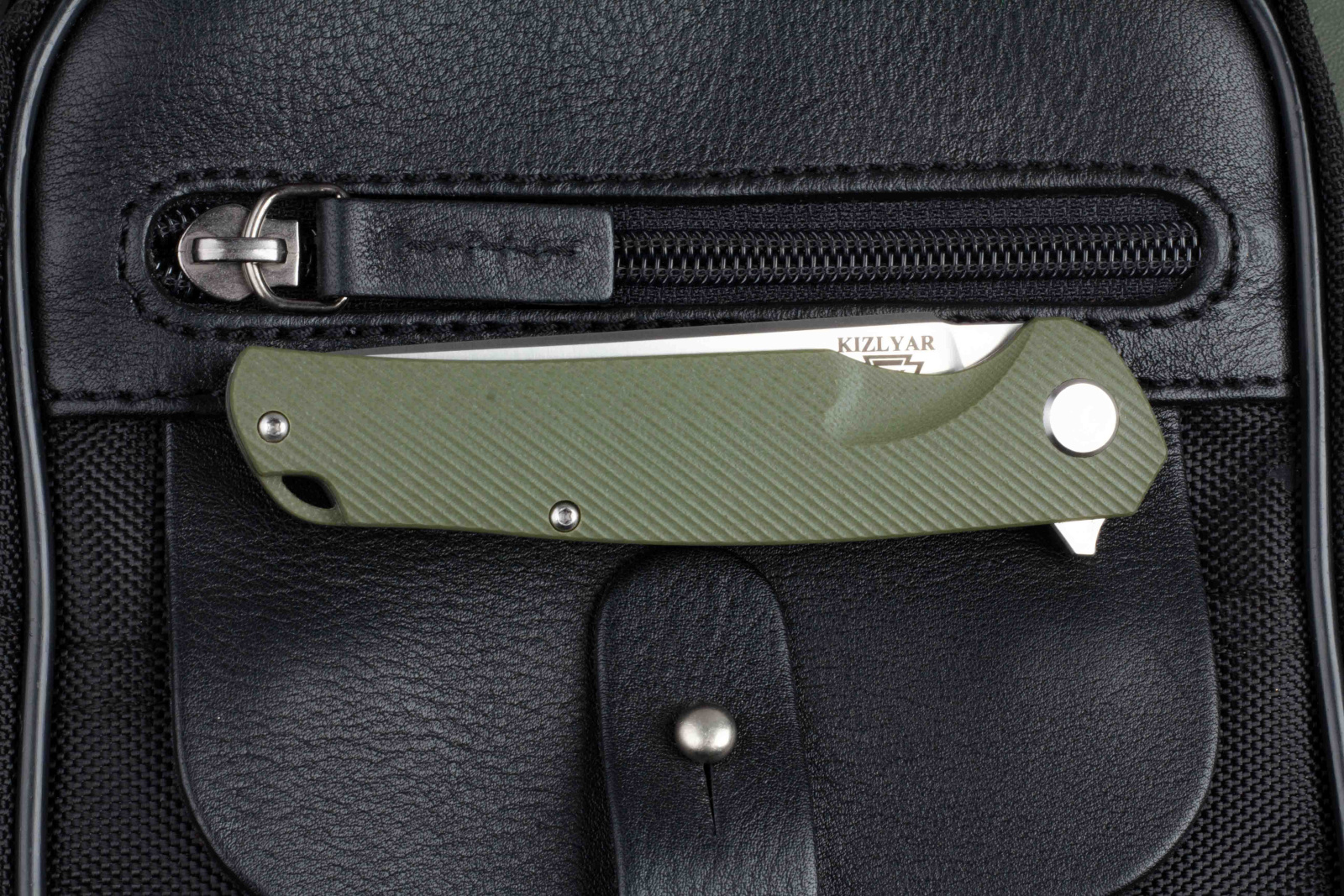 Нож складной Shark (Шарк) green Кизляр