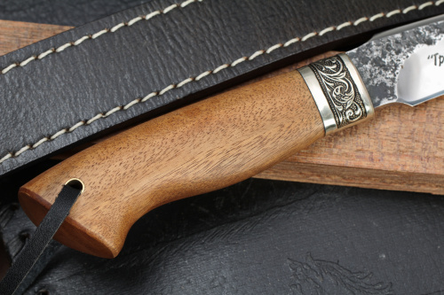 Нож Грибник Х12МФ/мельхиор Блажко