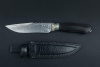 Нож Хищник дамаск граб Адамов