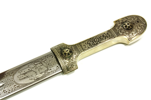 Кинжал сувенирный модель № 9 мельхиор Поиск Кизляр