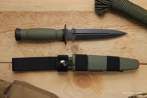 Нож диверсант (SabOUTEUR) зеленый