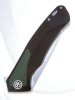 Складной нож Petrified Fish Pub сталь D2, рукоять Black/Green G10