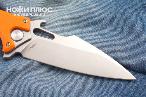 Нож складной Мангуст 2С оранжевый D2 НОКС