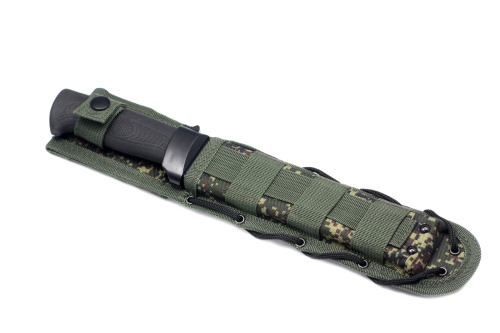 Чехол нейлоновый с креплением Molle для ножей ""Речной"" серии (камуф.цифра) Кизляр"