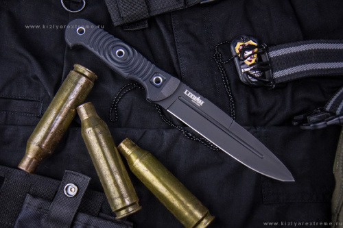 Нож Legion AUS-8 Black Titanium