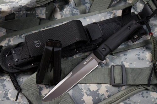 Нож Alpha D2 Gray Titanium