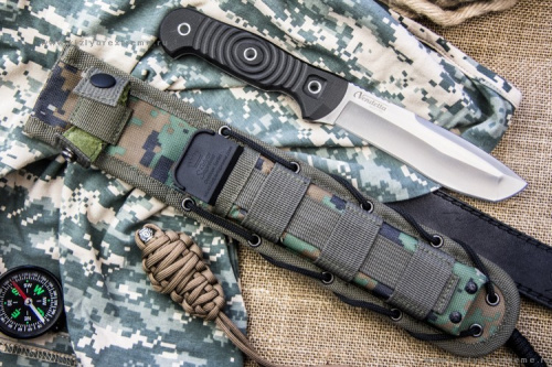 Нож Vendetta AUS-8 StoneWash