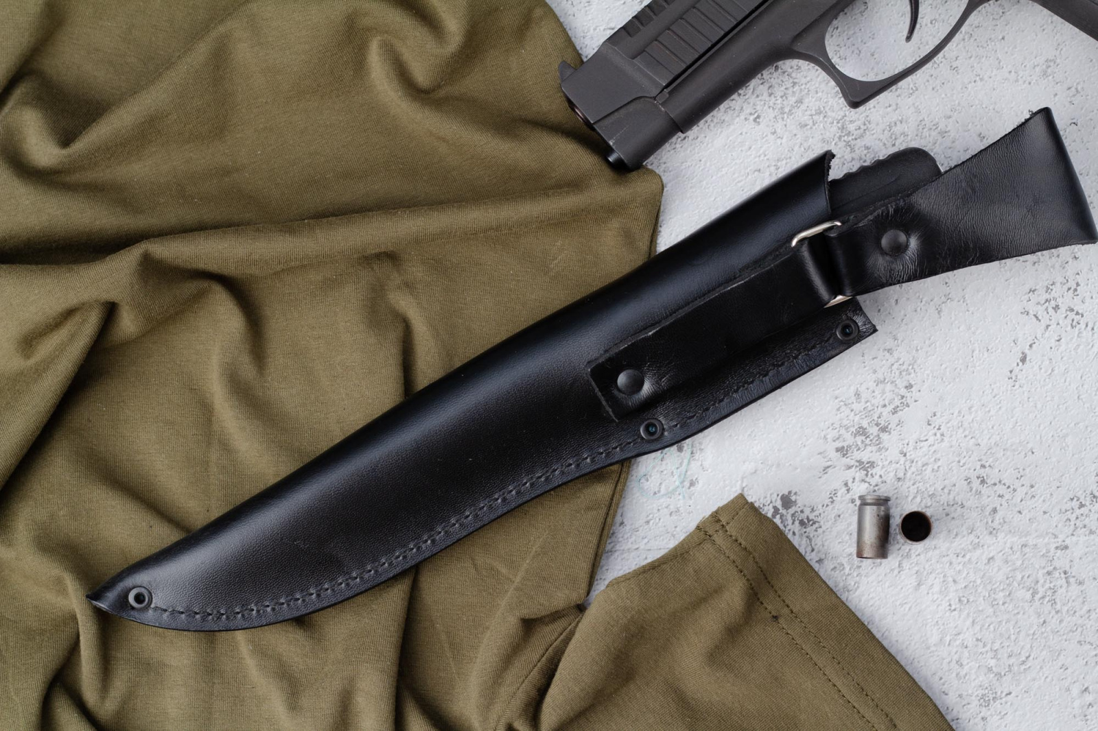 Нож Байкал-2  с символикой МВД