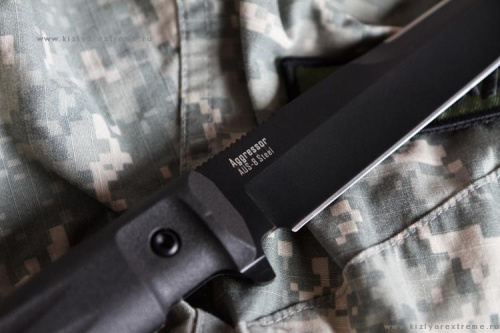 Нож  Aggressor AUS-8 Black