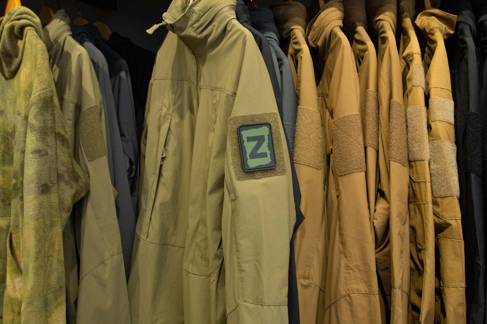  Нашивка из ПВХ Z Олива 78х58