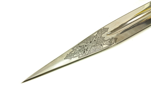 Кинжал сувенирный модель №14 мельхиор Поиск Кизляр