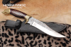 Нож Дракон Сталь Х12МФ Граб Унцукульская насечка