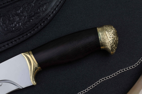 Нож Скорпион б.граб/латунь Беркут Кизляр