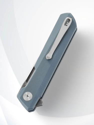 Нож Bestechman Dundee grey titanized/satin сталь D2, рукоять Grey G10