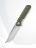 Нож Bestechman Dundee satin/stonewash сталь D2, рукоять OD Green G10