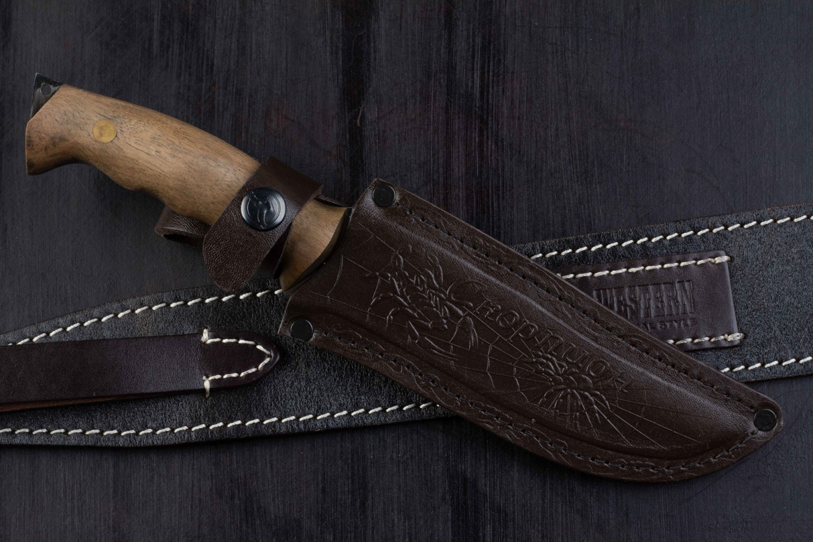 Нож Скорпион-1 - 65х13 клепаный Беркут