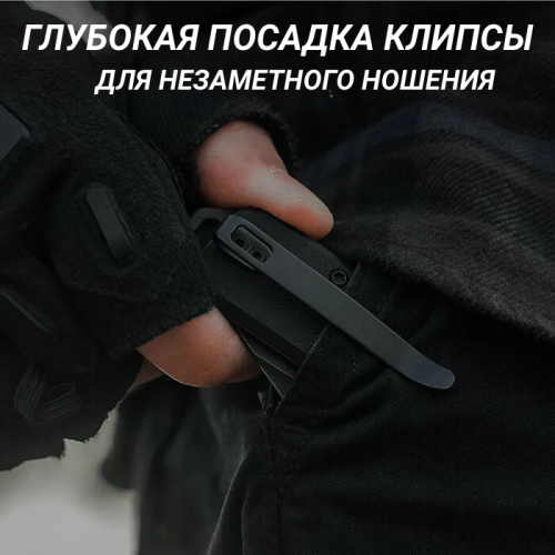 Складной нож CIVIVI Neurohaptic blackwash сталь Nitro-V, рукоять Black G10