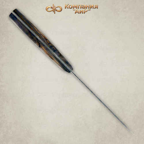 Нож Бекас АиР ЦМ (стабилизированная карельская береза фиолетовая, stonewash)