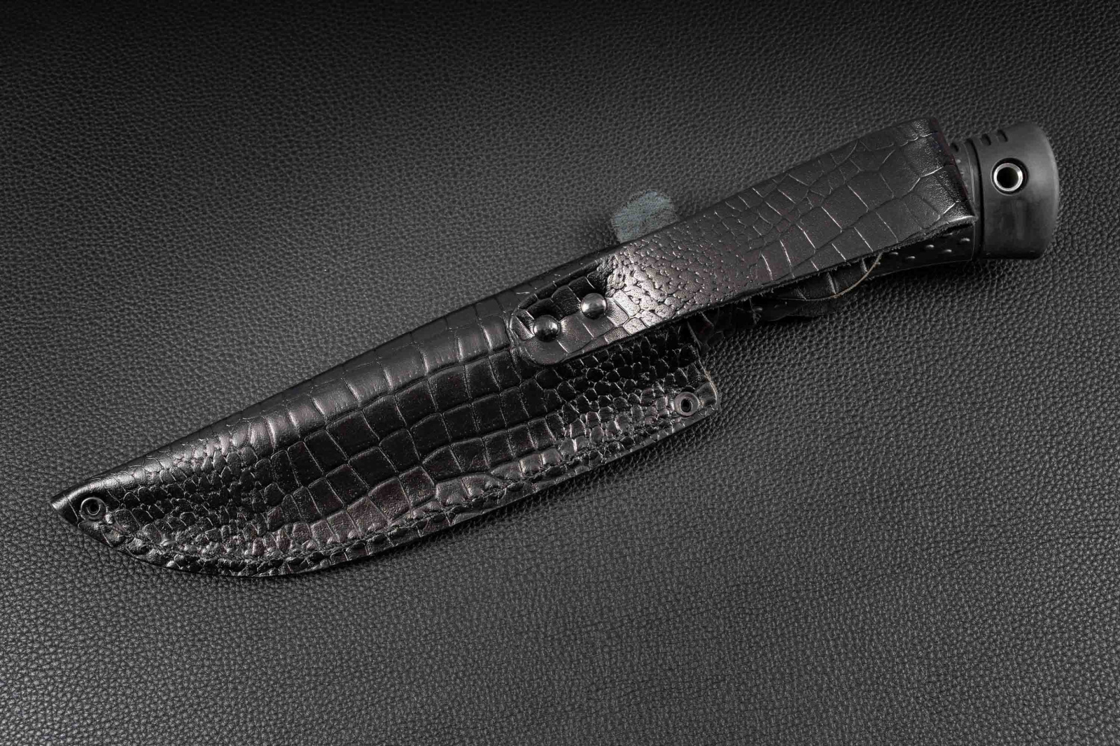 Нож Патриот AUS-8 эластрон черный Андреев