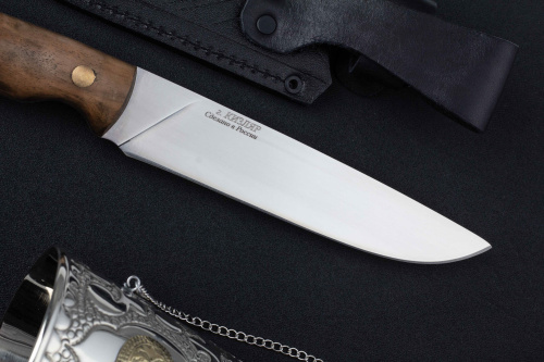 Нож Охота - 65х13 клепанный Беркут Кизляр