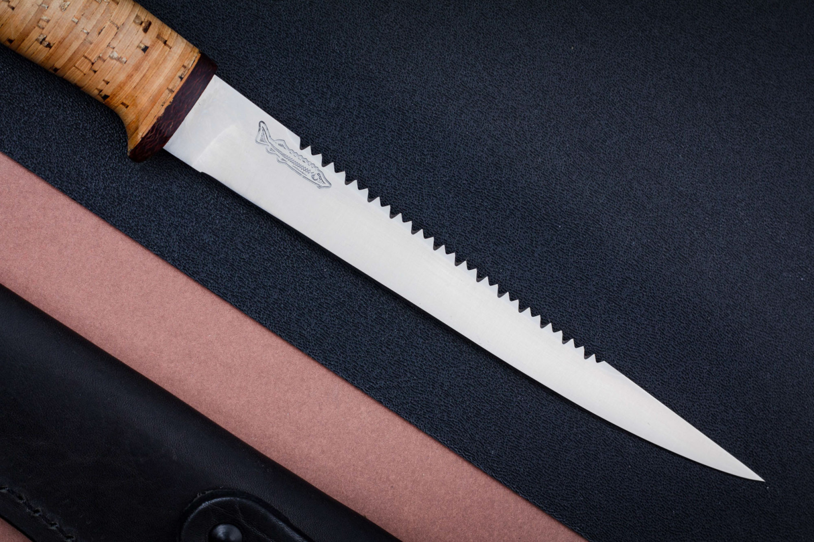 Нож Белуга - береста