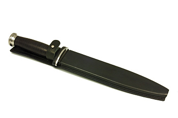 Нож КО-2 Дерево/Кожа Полированный Нож КО-2 Дерево/Кожа Полированный