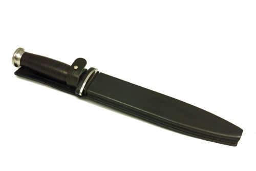 Нож КО-2 Дерево/Кожа Полированный Нож КО-2 Дерево/Кожа Полированный