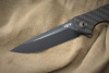Складной нож ZT 0450CF Sinkevich Flipper DLC сталь CPM-S35VN, рукоять карбон/титан