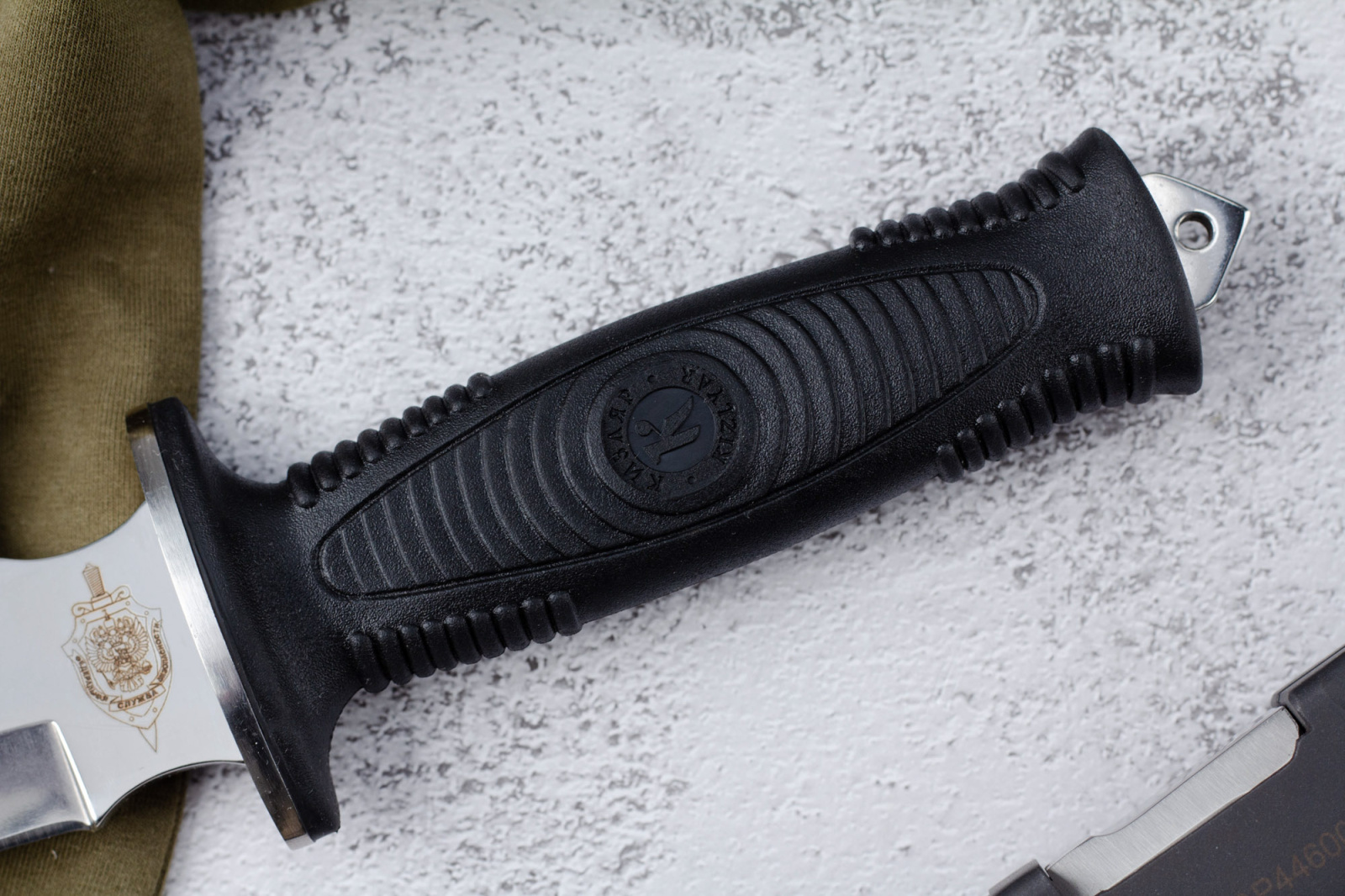 Нож Сталкер  с символикой УФСБ по РД