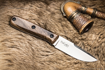 Нож Colada AUS-8 Stonewash Walnut