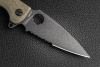 Складной нож Daggerr Resident serrated blackwash олива Складной нож Daggerr Resident serrated blackwash олива