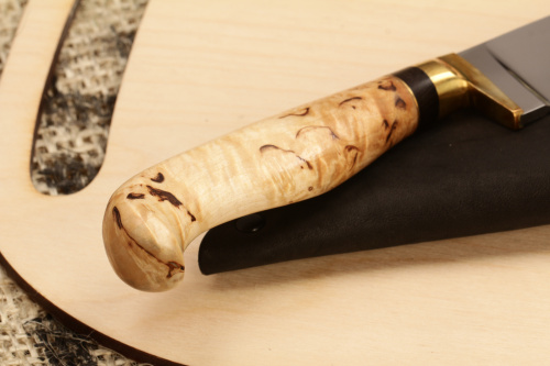 Нож Узбекский (Х12МФ, карельская берёза)