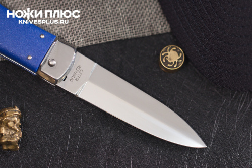 Автоматический нож Predator 420C пластик синий Mikov