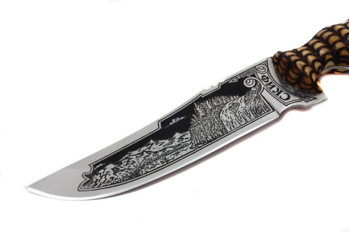 Нож Скиф - жженая рукоять Поиск Кизляр