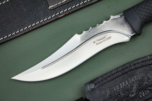 Нож Хищник - D2 резина Беркут Кизляр