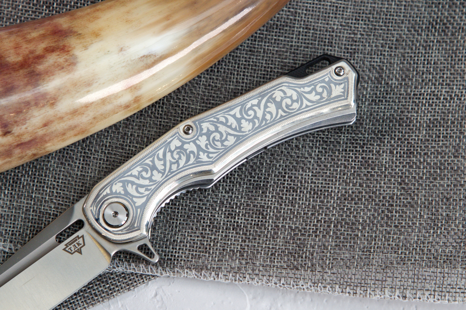 Нож складной ТДК А-01 Серебро