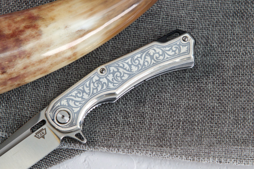 Нож складной ТДК А-01 Серебро Нож складной ТДК А-01 Серебро