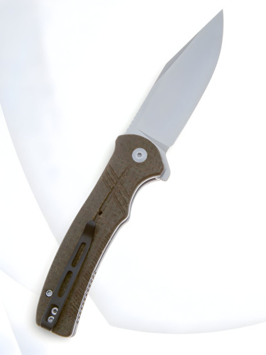 Складной нож CIVIVI Cogent сталь 14C28N, рукоять Green Micarta Складной нож CIVIVI Cogent сталь 14C28N, рукоять Green Micarta