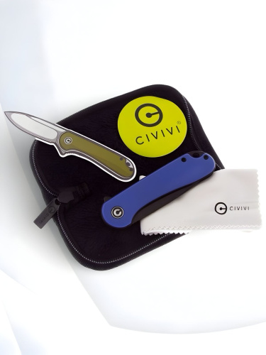 Складной нож CIVIVI Elementum Blackwash сталь D2, рукоять Blue G10 Складной нож CIVIVI Elementum Blackwash сталь D2, рукоять Blue G10