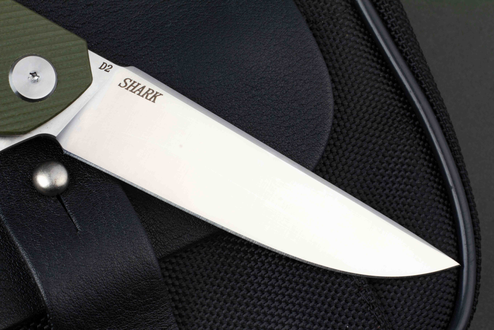 Нож складной Shark (Шарк) green Кизляр