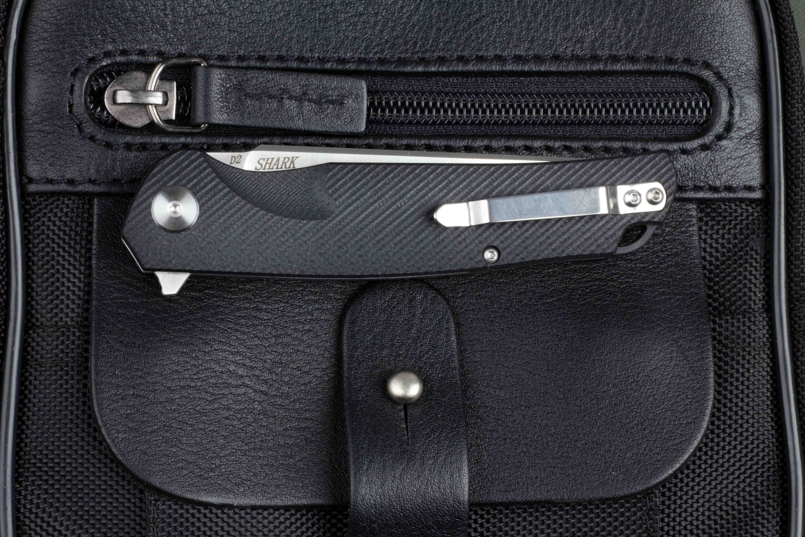 Нож складной Shark (Шарк) black Кизляр