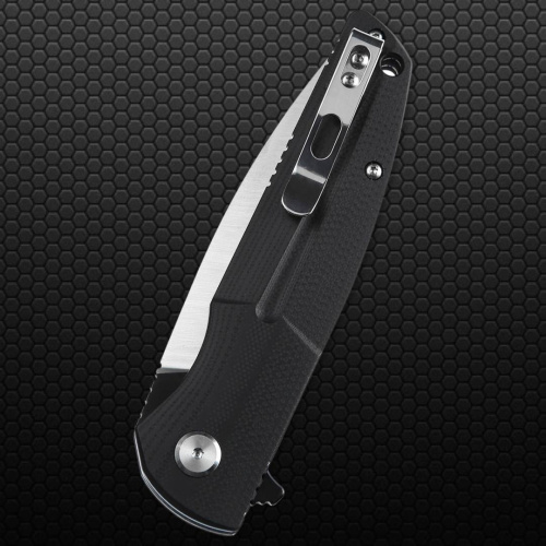 Нож складной Bestech Fin Black/Satin