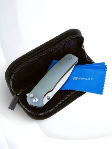 Складной нож Sencut Sachse Satin сталь 9Cr18MoV, рукоять Natural G10