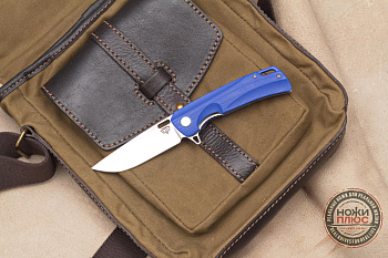 Нож складной Нус синий Кизляр