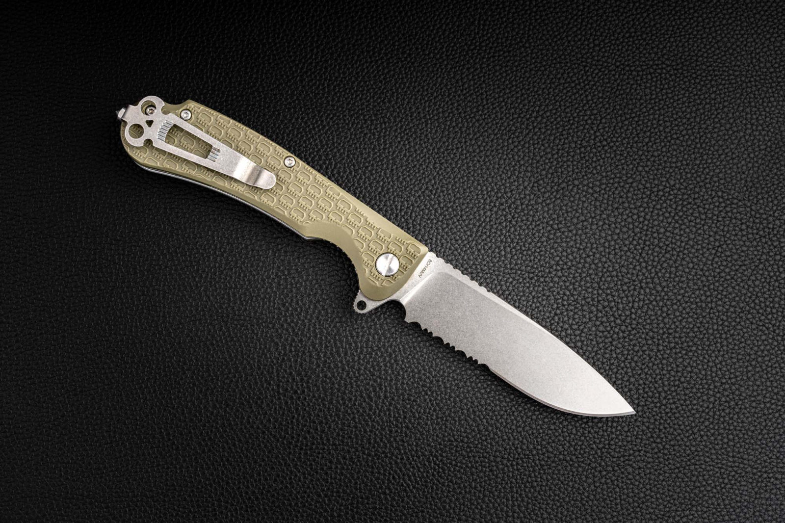 Складной нож Daggerr Wocket serrated stonewash олива Складной нож Daggerr Wocket serrated stonewash олива