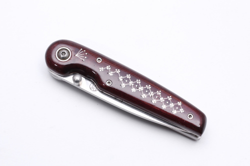 Нож складной Байкер-2 Граб Унцукульская насечка Нож складной Байкер-2 Граб Унцукульская насечка