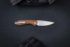 Складной нож CJRB Feldspar сталь D2, рукоять Brown G10