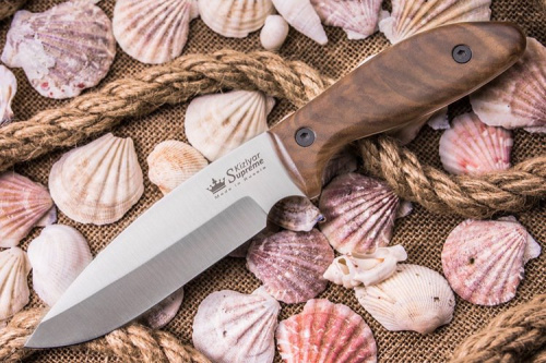 Нож  Fortuna AUS-8 Дерево-Кожа