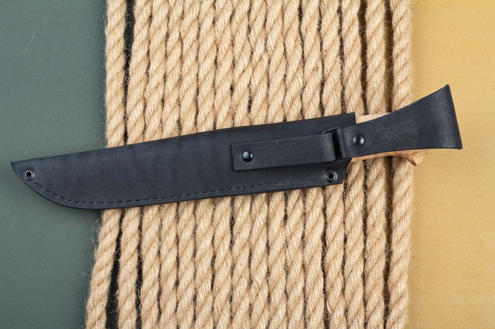 Нож Хищник (дамаск, карельская берёза) Lemax